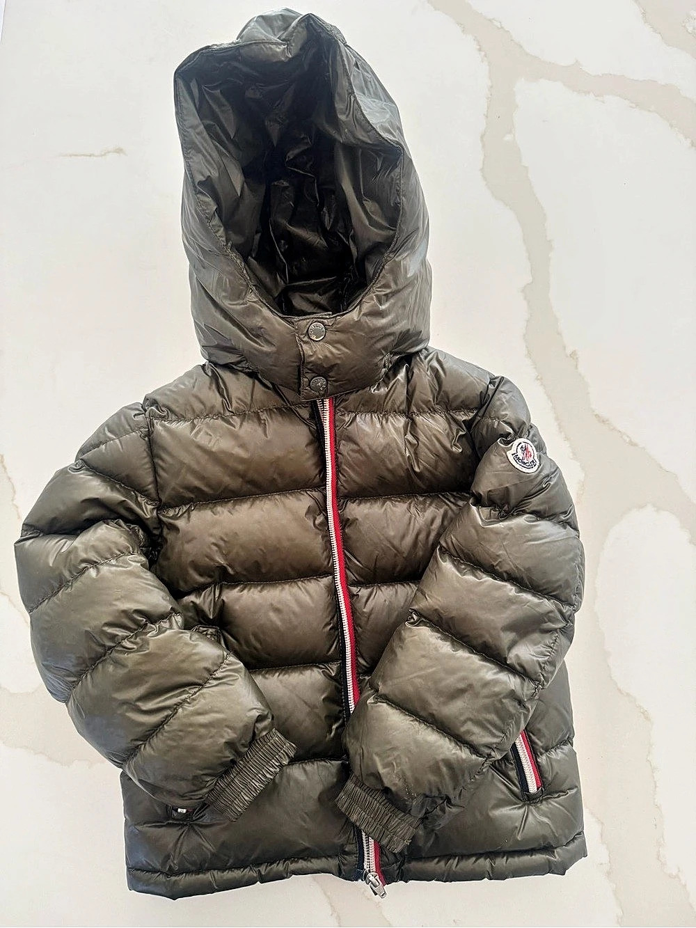 Moncler boys Green Puffer Jacket